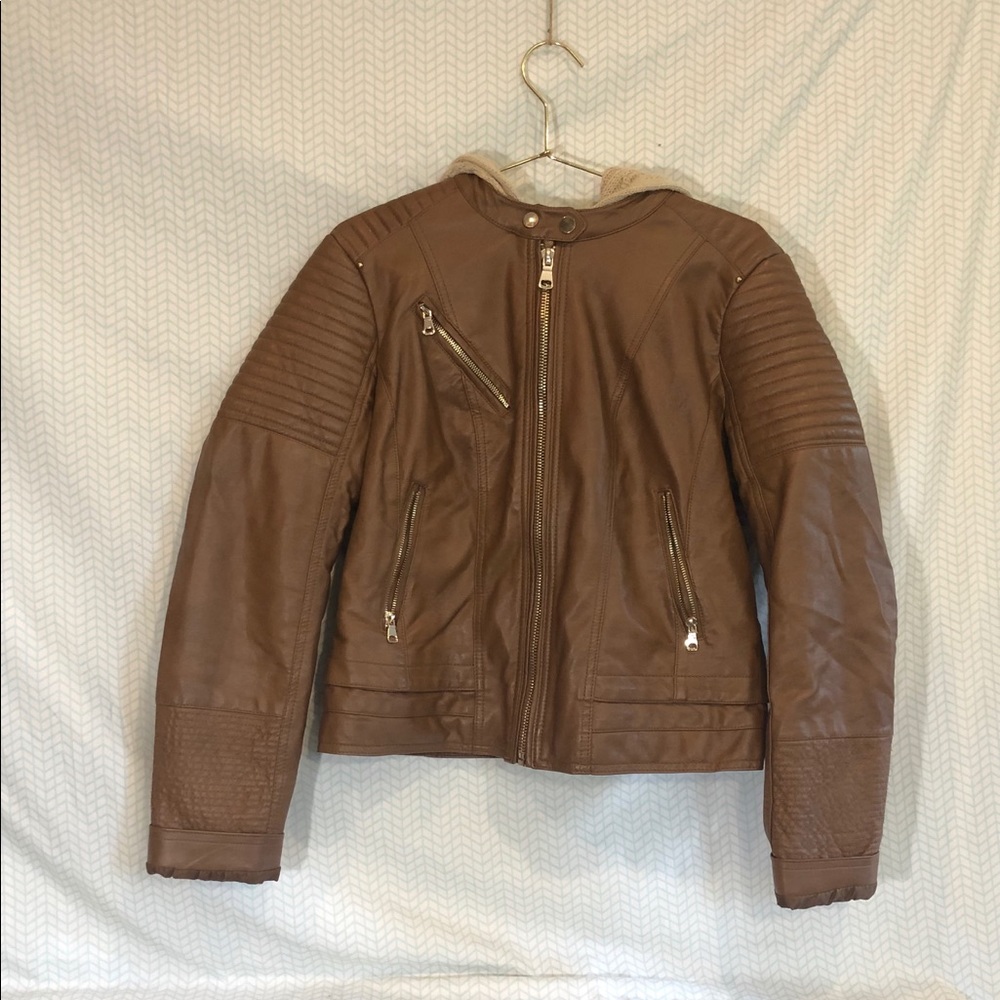 Ci Sono Leather Jacket (Removable Hood!)